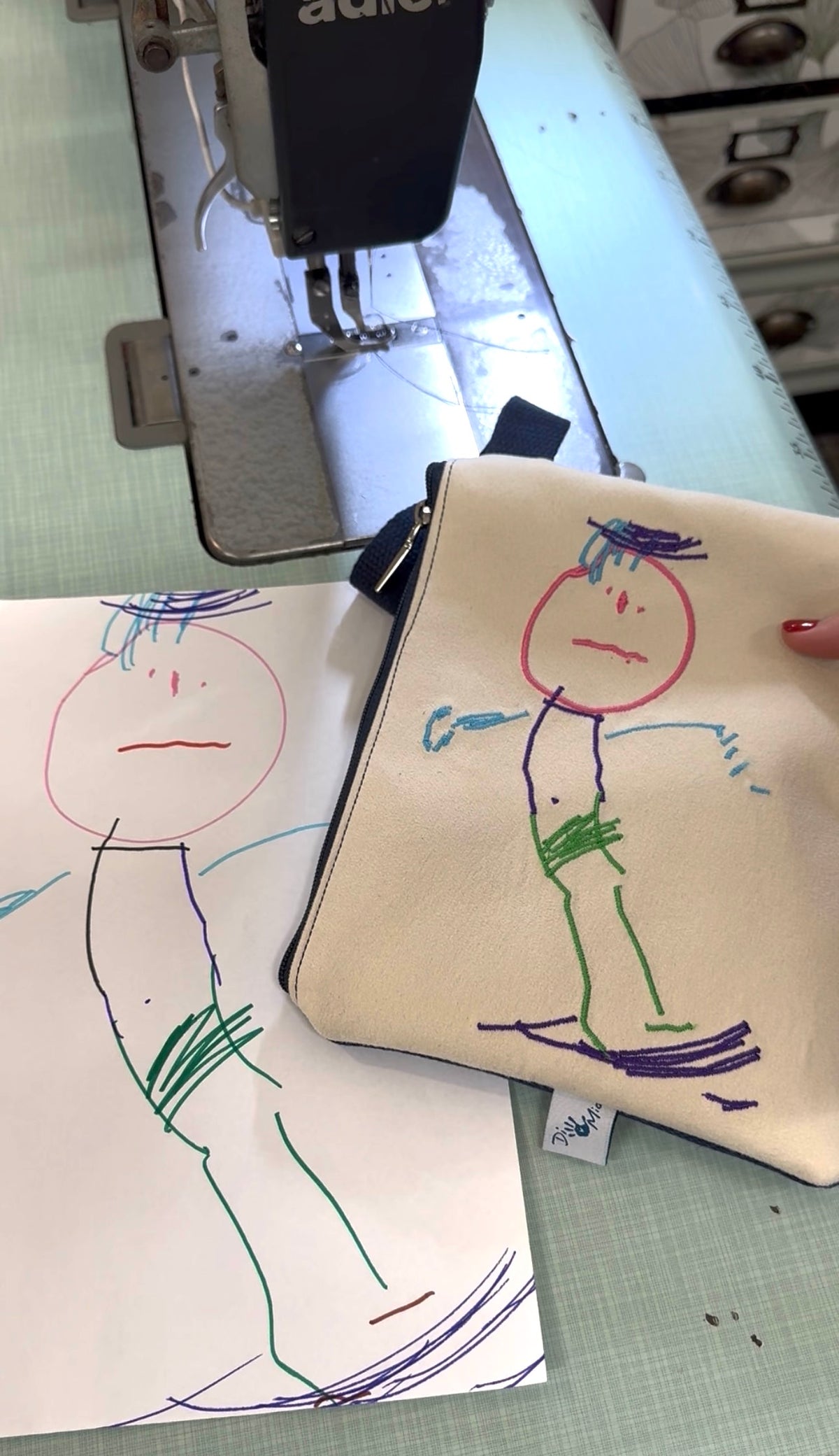 MAMMA TI DISEGNO LA BORSA