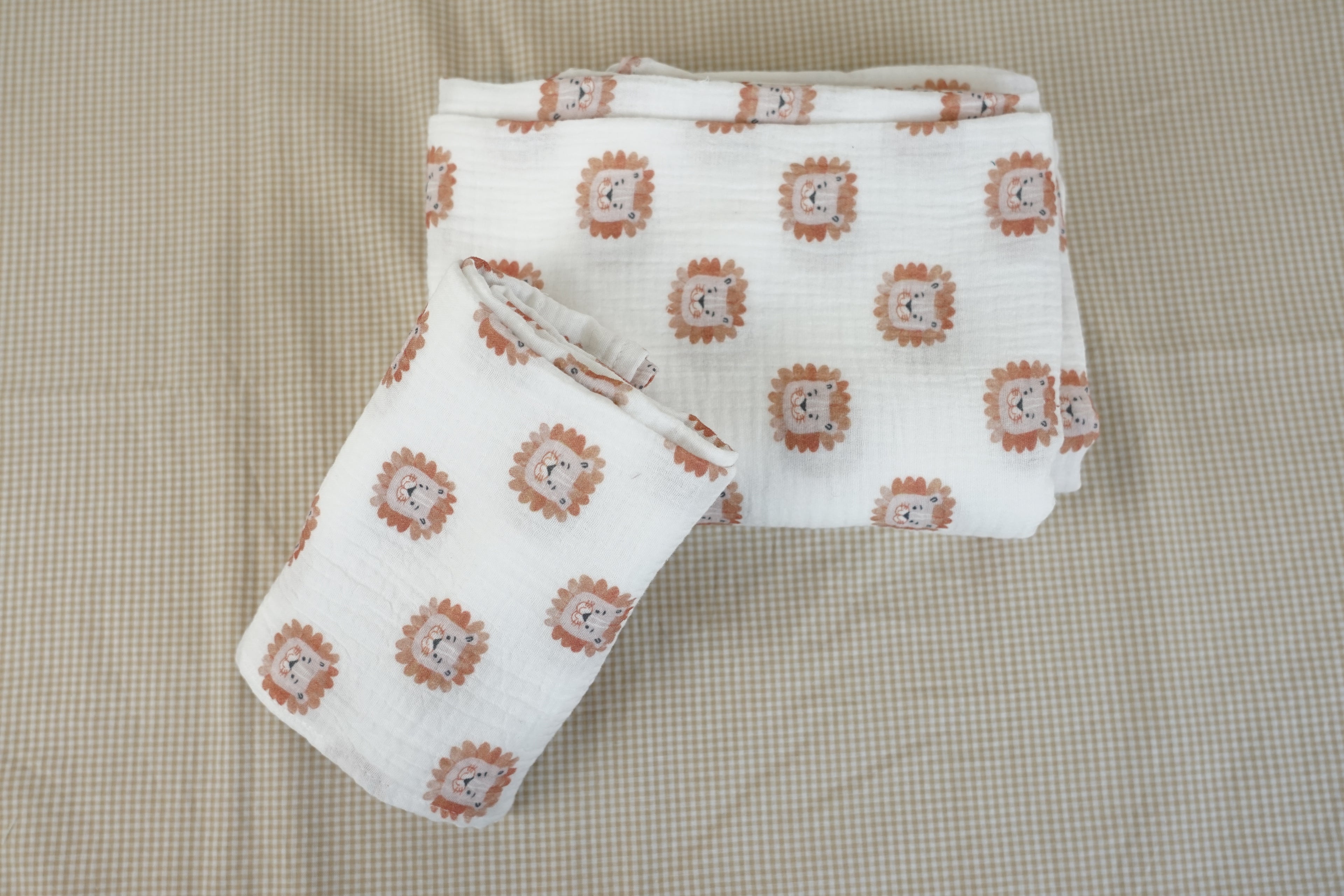 MUSSOLE IN COTONE CERTIFICATO (Big &Small)