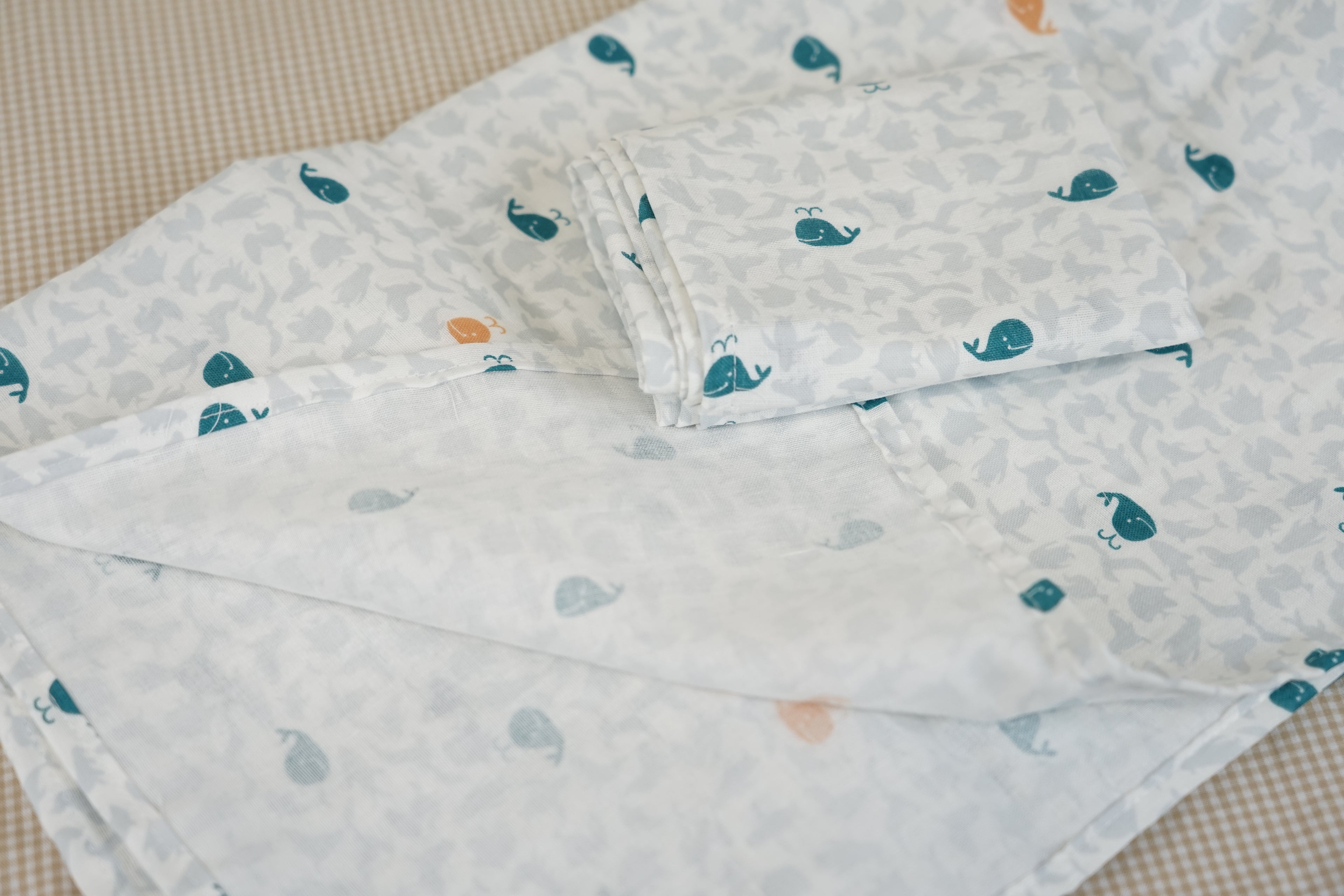 MUSSOLE IN COTONE CERTIFICATO (Big &Small)