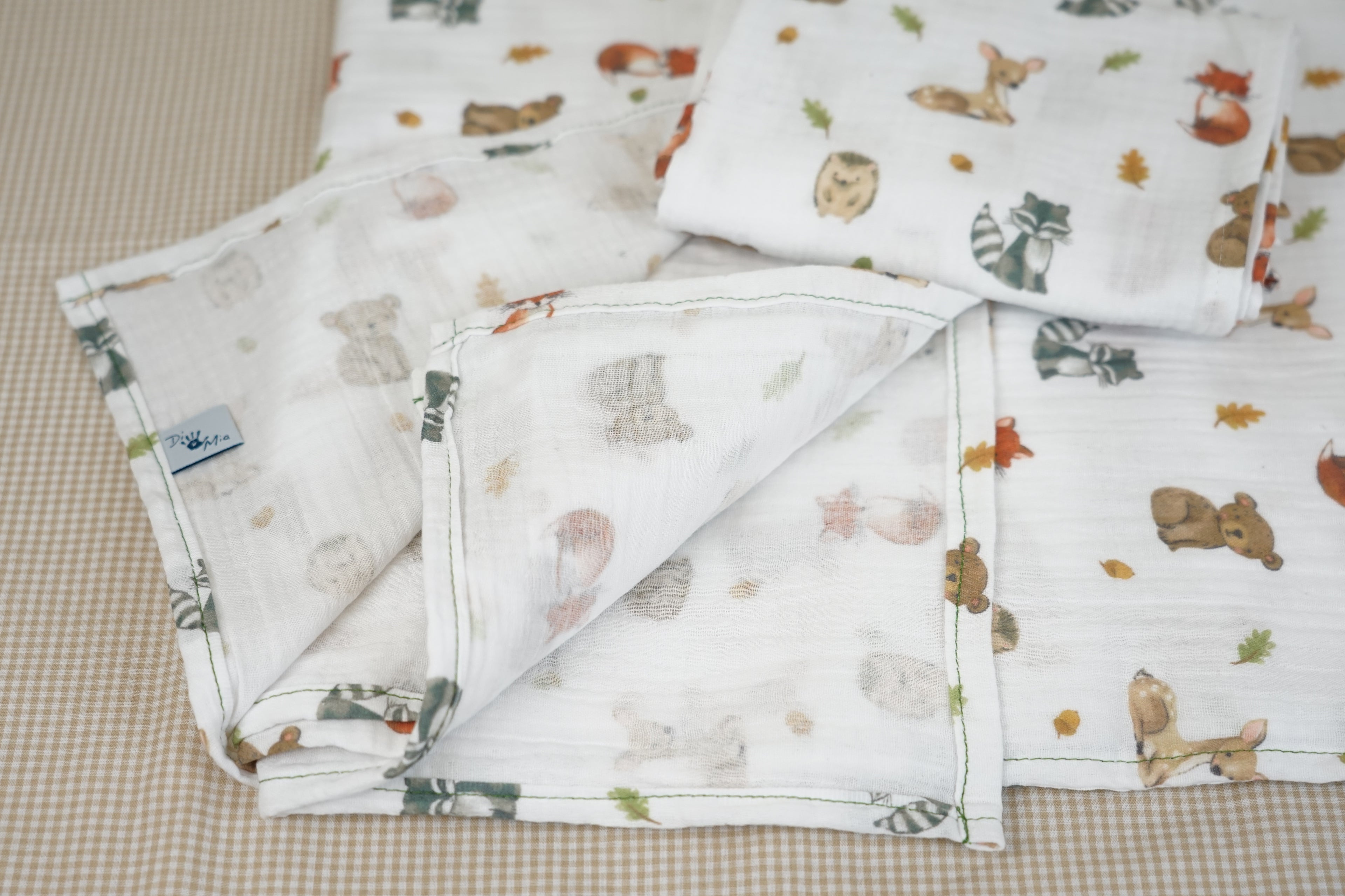 MUSSOLE IN COTONE CERTIFICATO (Big &Small)
