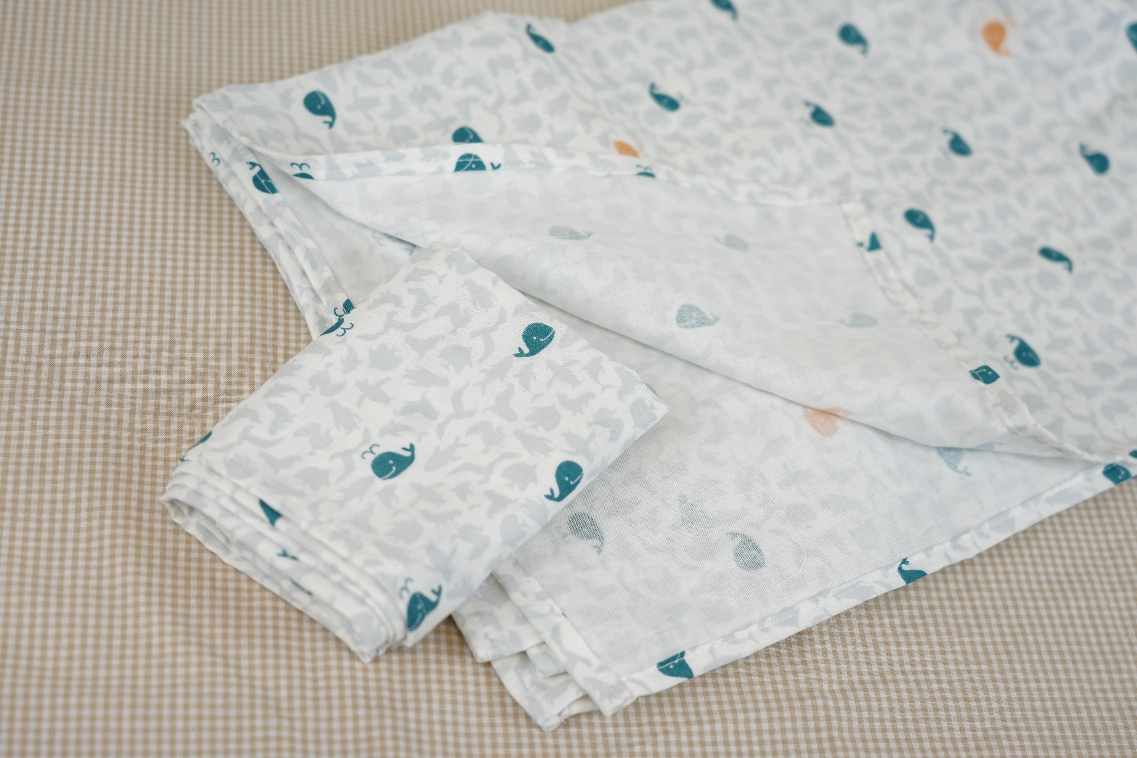 MUSSOLE IN COTONE CERTIFICATO (Big &Small)