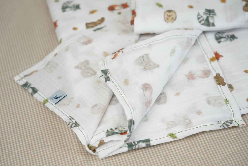 MUSSOLE IN COTONE CERTIFICATO (Big &Small)