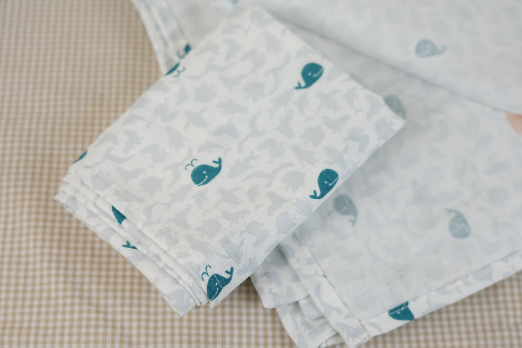 MUSSOLE IN COTONE CERTIFICATO (Big &Small)