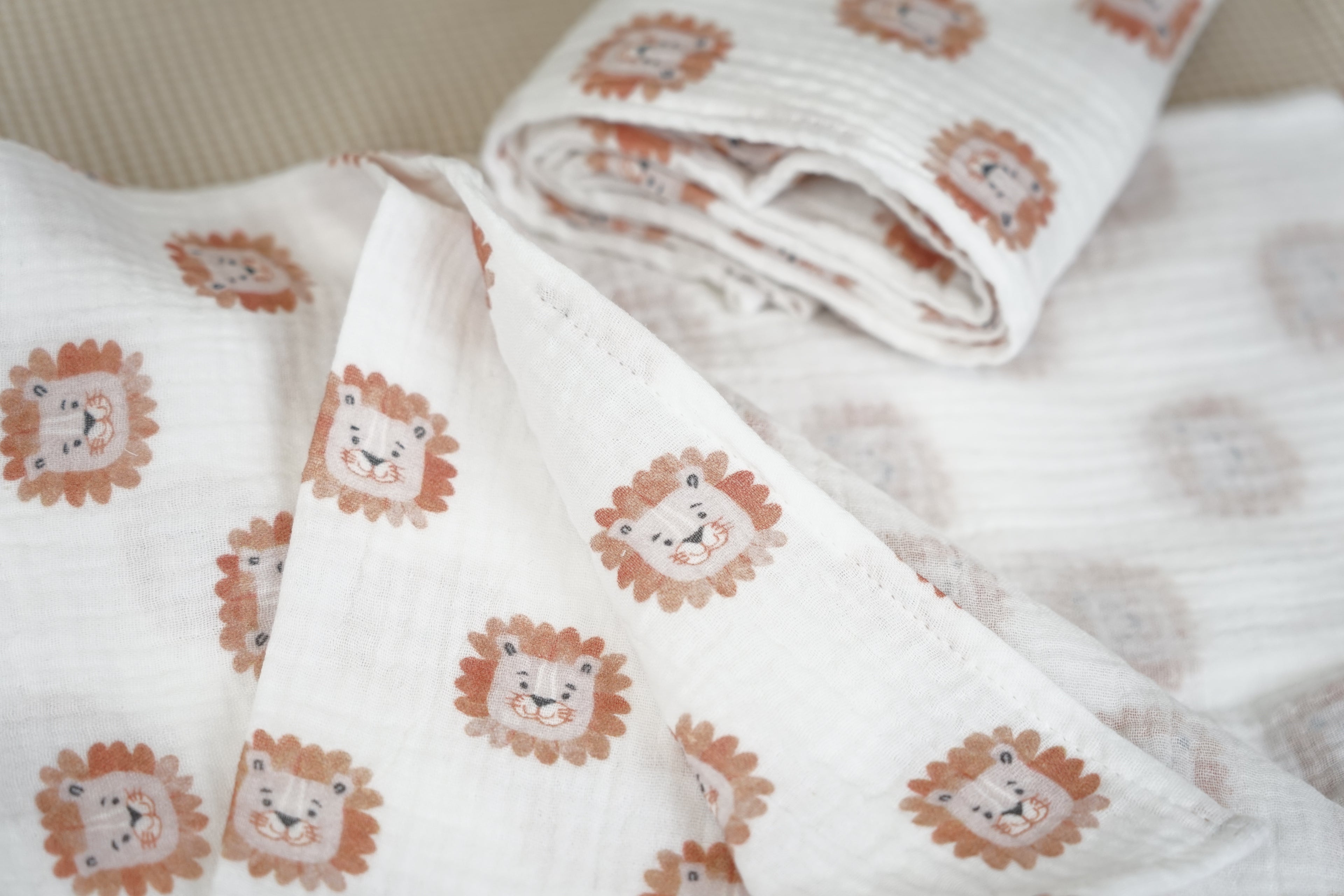 MUSSOLE IN COTONE CERTIFICATO (Big &Small)