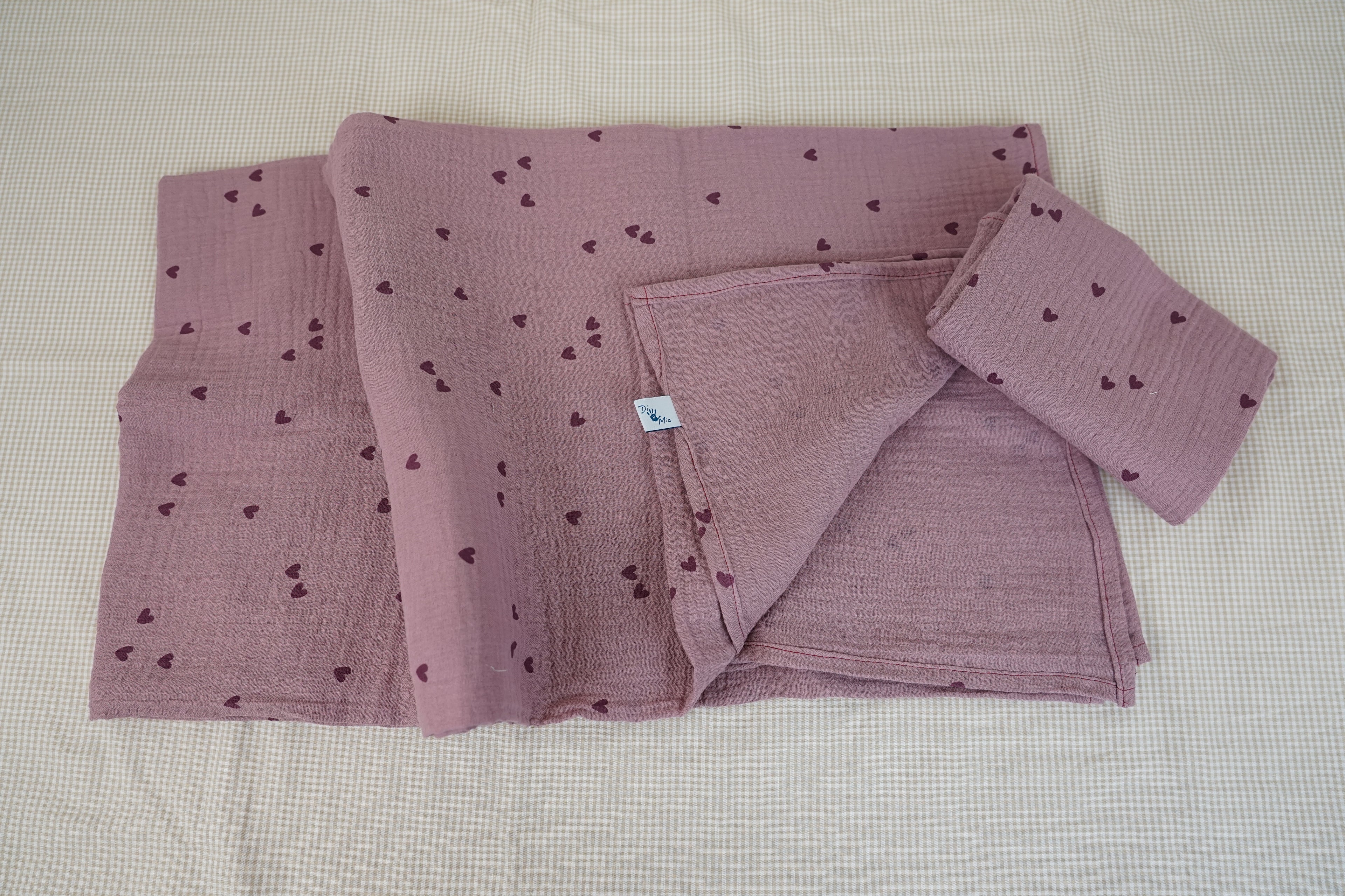 MUSSOLE IN COTONE CERTIFICATO (Big &Small)