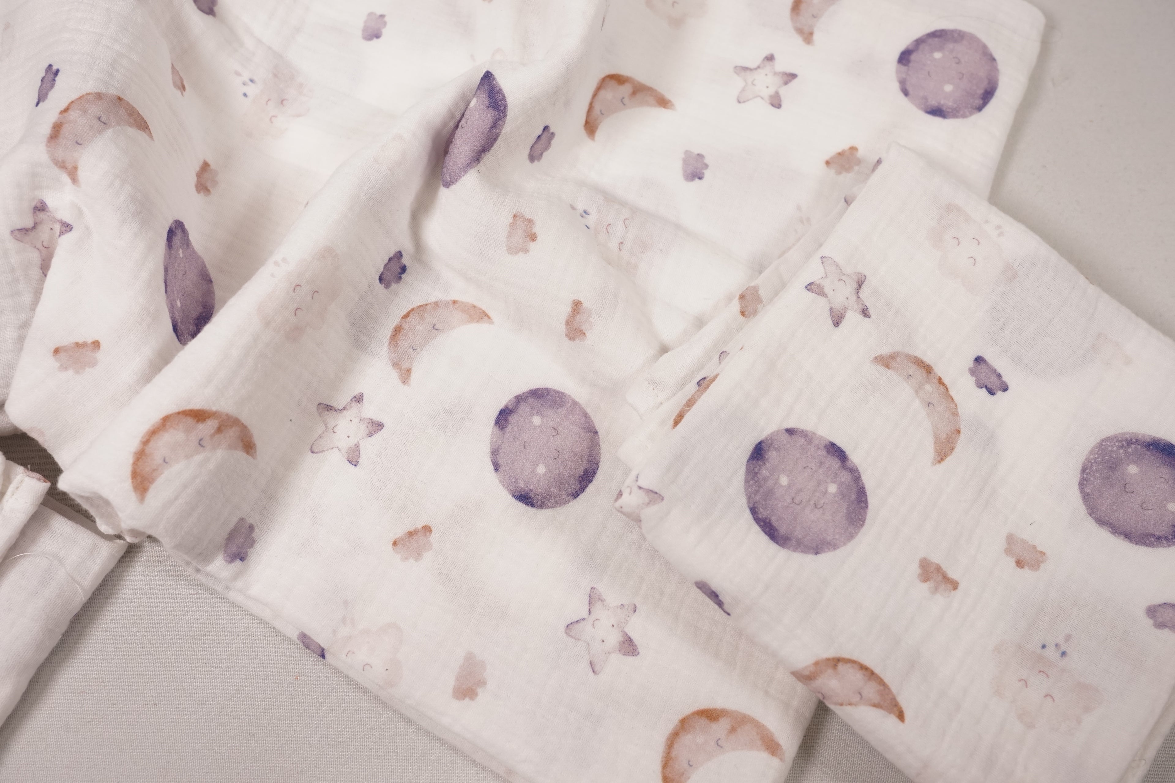 MUSSOLE IN COTONE CERTIFICATO (Big &Small)