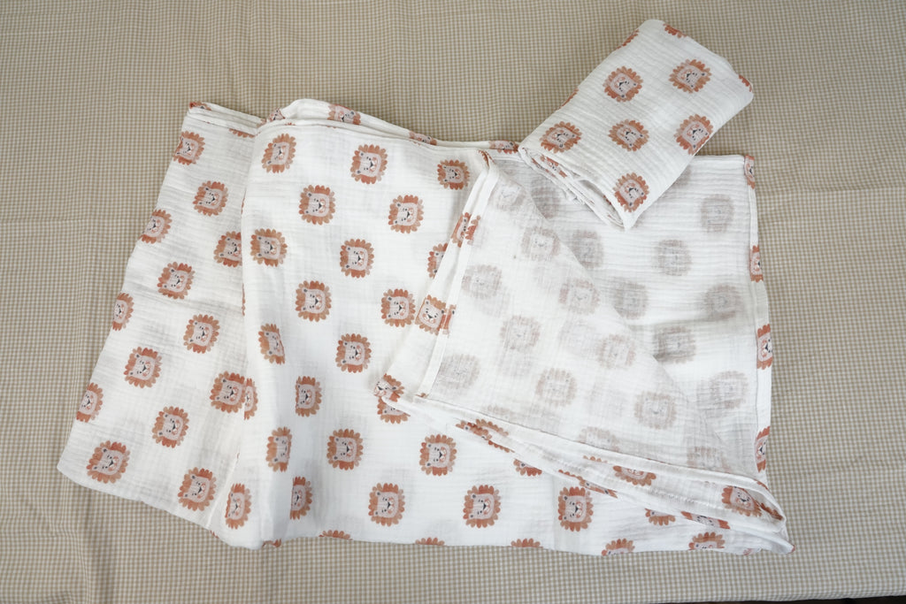 MUSSOLE IN COTONE CERTIFICATO (Big &Small)