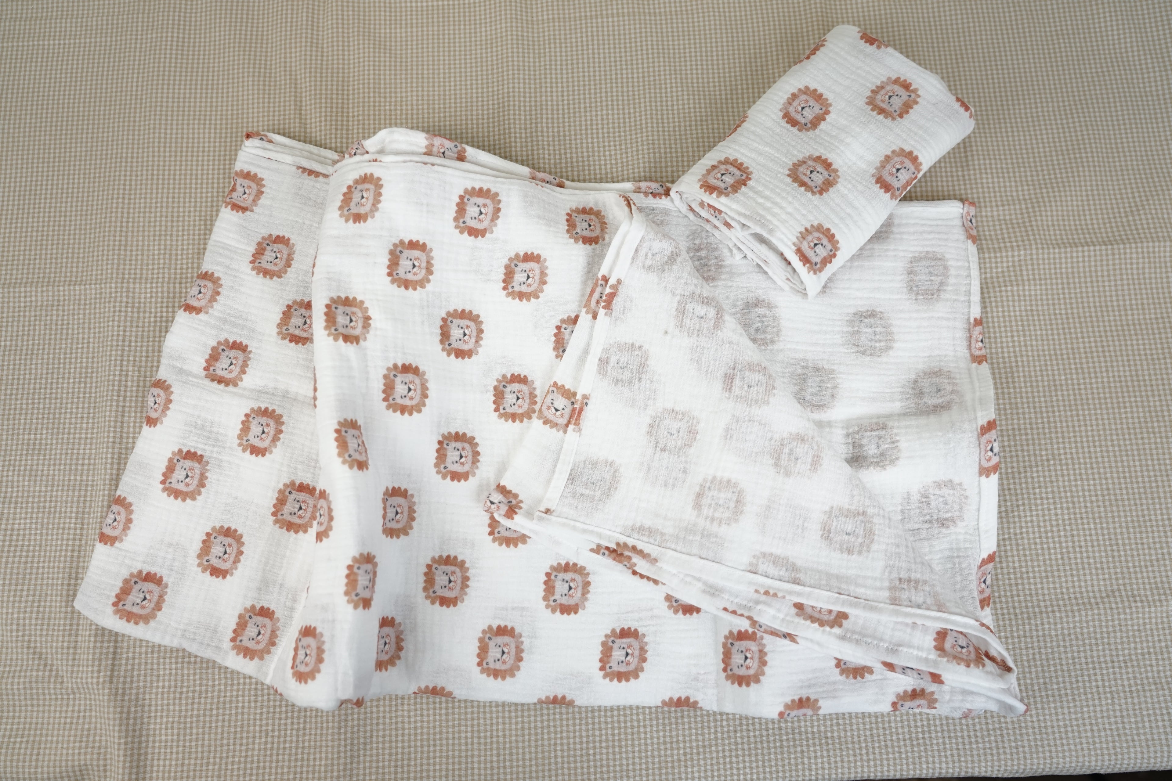MUSSOLE IN COTONE CERTIFICATO (Big &Small)