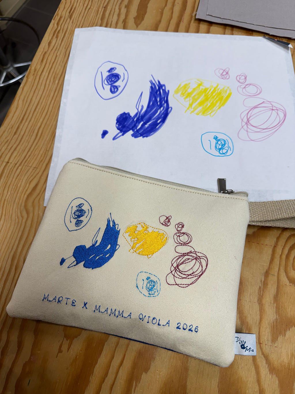 "MAMMA TI DISEGNO LA BORSA"